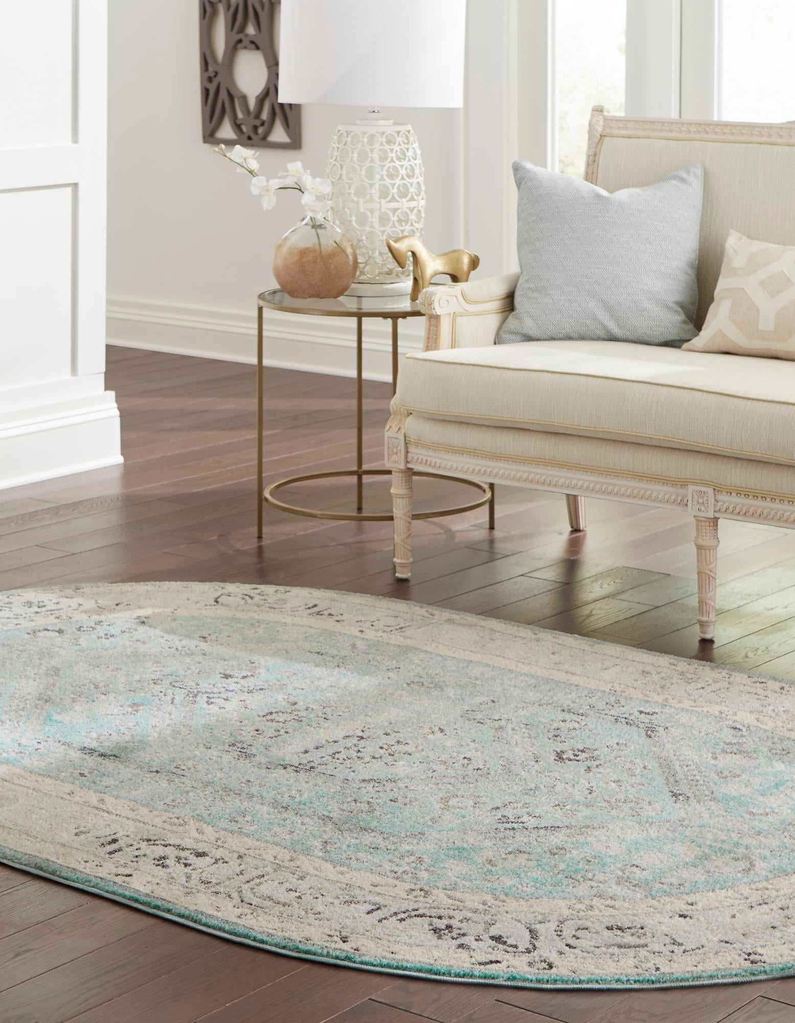 Adriana Terrace Collection Area Rug - Capri (Aqua)