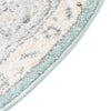 Adriana Terrace Collection Area Rug - Capri (Aqua) Oval Aqua  lifestyle 28