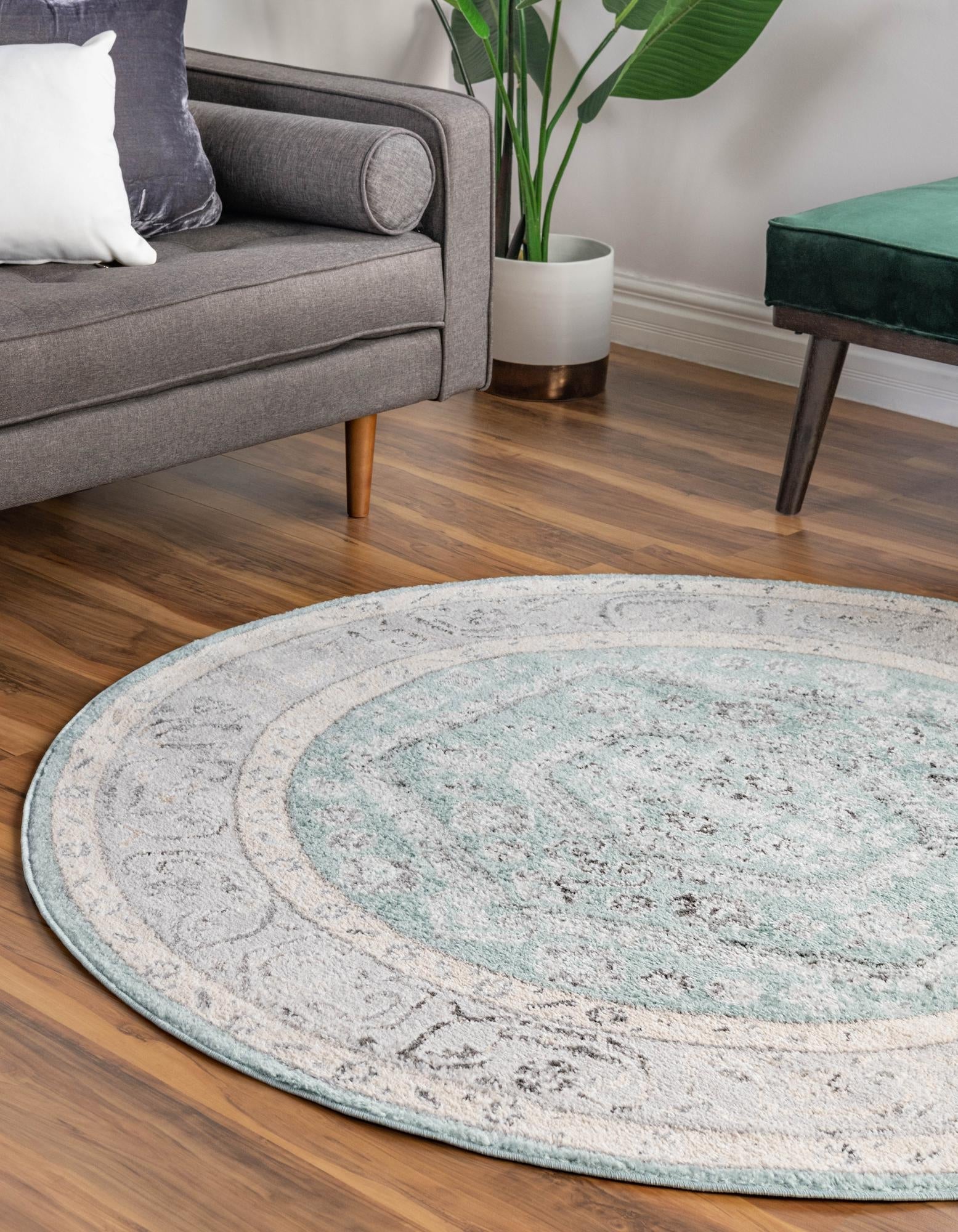 Adriana Terrace Collection Area Rug - Capri (Aqua)