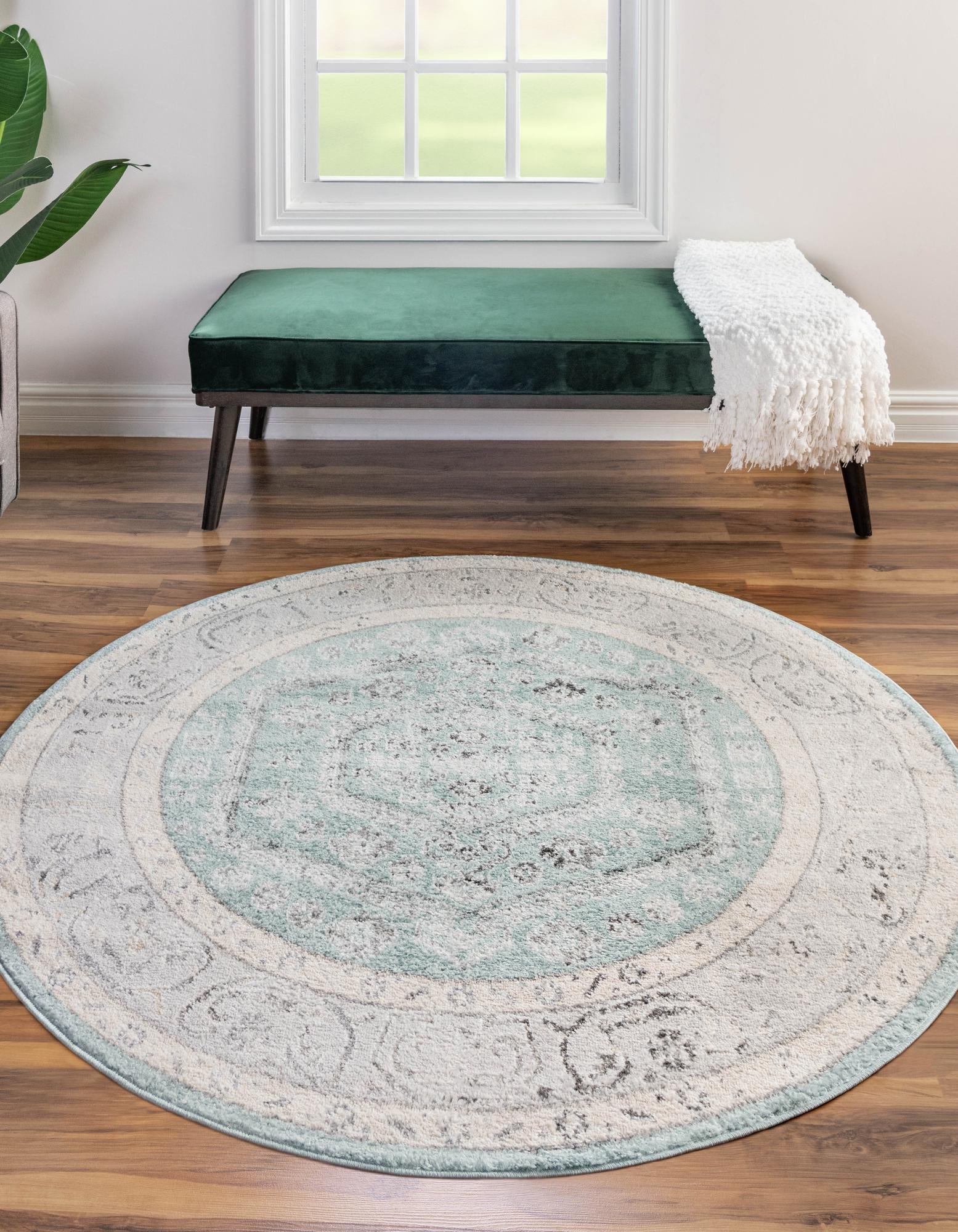 Adriana Terrace Collection Area Rug - Capri (Aqua)