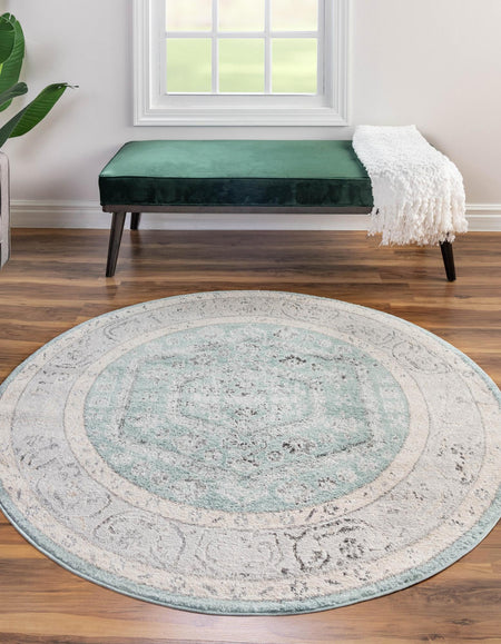 Adriana Terrace Collection Area Rug - Capri (Aqua)