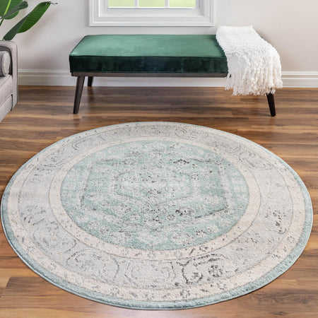 Adriana Terrace Collection Area Rug - Capri (Aqua)