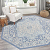 Adriana Terrace Collection Area Rug - Capri (Aqua) Round Aqua  lifestyle 44