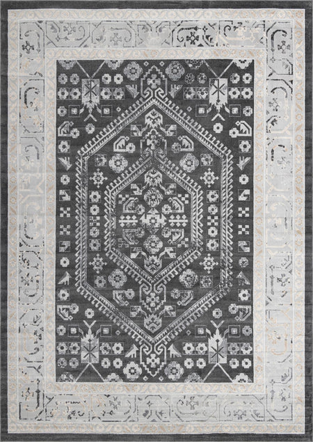 Adriana Terrace Collection Area Rug - Capri (Charcoal)