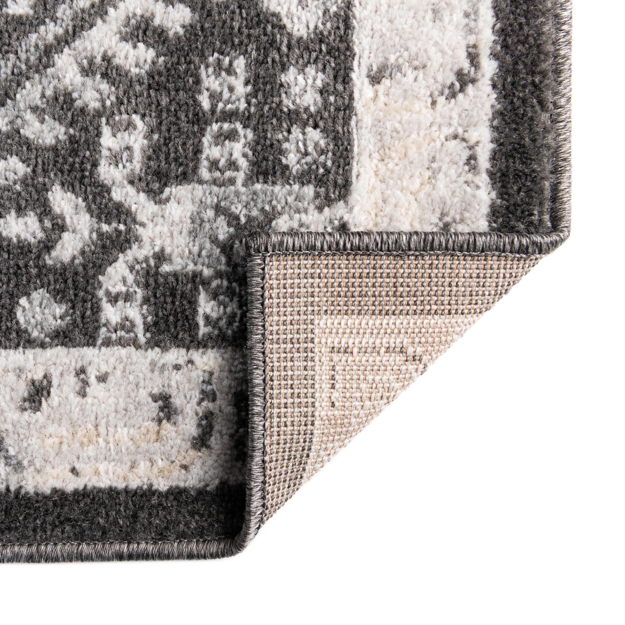 Adriana Terrace Collection Area Rug - Capri (Charcoal)