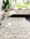 Adriana Terrace Collection Area Rug -  Positano (Ivory) Rectangle Ivory  lifestyle 3