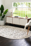 Adriana Terrace Collection Area Rug -  Positano (Ivory) Oval Ivory  lifestyle 17