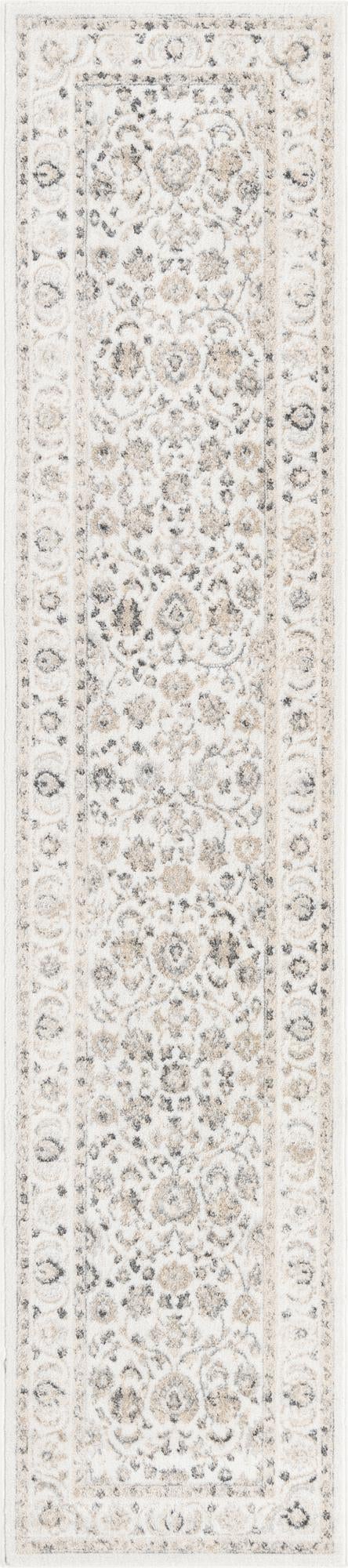 Adriana Terrace Collection Area Rug -  Positano (Ivory) Runner Ivory  lifestyle 6