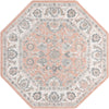 Adriana Terrace Collection Area Rug -  Positano (Rose) Octagon Rose  lifestyle 4