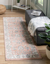 Adriana Terrace Collection Area Rug -  Positano (Rose) Runner Rose  lifestyle 11