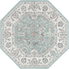 Adriana Terrace Collection Area Rug -  Positano (Aqua) Octagon Aqua  lifestyle 4