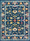 Adriana Terrace Collection Area Rug -  Positano (Navy Blue) Rectangle Navy Blue Main