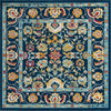 Adriana Terrace Collection Area Rug -  Positano (Navy Blue) Square Navy Blue  lifestyle 3