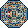 Adriana Terrace Collection Area Rug -  Positano (Navy Blue) Octagon Navy Blue  lifestyle 4