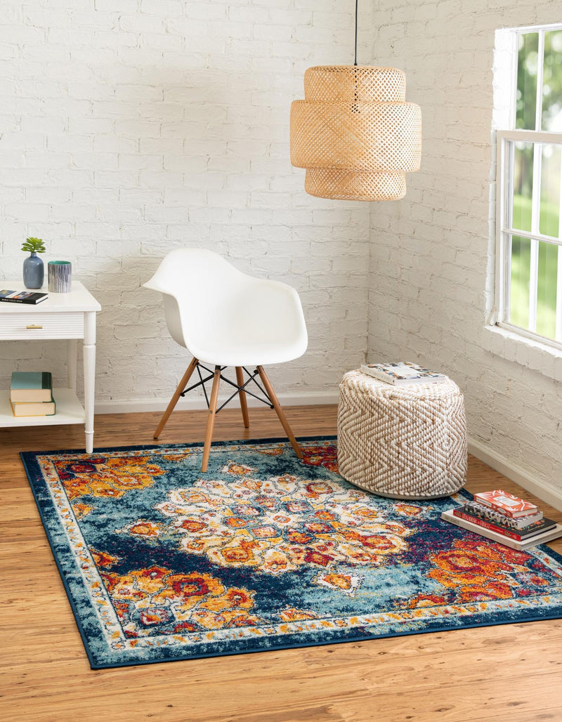 Beverly Grove Collection Area Rug - Melrose (Multi) Square Multi  lifestyle 15