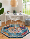 Beverly Grove Collection Area Rug - Melrose (Multi) Octagon Multi  lifestyle 17