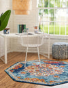 Beverly Grove Collection Area Rug - Melrose (Multi) Octagon Multi  lifestyle 22