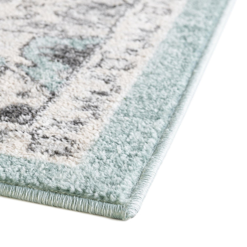 Beverly Grove Collection Area Rug - Melrose (Aqua) Rectangle Aqua  lifestyle 6