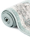 Beverly Grove Collection Area Rug - Melrose (Aqua) Octagon Aqua  lifestyle 29