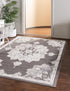 Beverly Grove Collection Area Rug - Melrose (Charcoal)