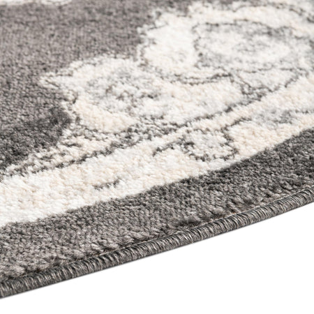 Beverly Grove Collection Area Rug - Melrose (Charcoal)