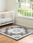 Beverly Grove Collection Area Rug - Melrose (Charcoal)