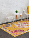 Beverly Grove Collection Area Rug - Melrose (Yellow) Rectangle Yellow  lifestyle 3