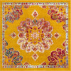 Beverly Grove Collection Area Rug - Melrose (Yellow) Square Yellow  lifestyle 10