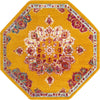 Beverly Grove Collection Area Rug - Melrose (Yellow) Octagon Yellow  lifestyle 12