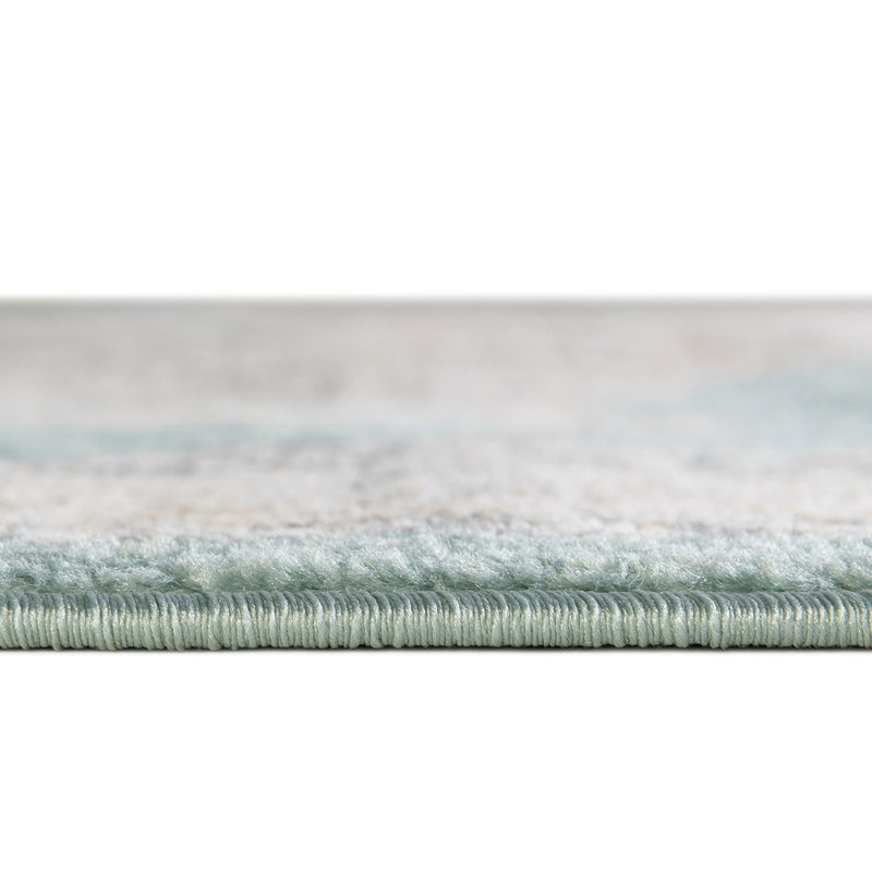 Beverly Grove Collection Area Rug -  Fairfax (Aqua) Rectangle Aqua  lifestyle 4