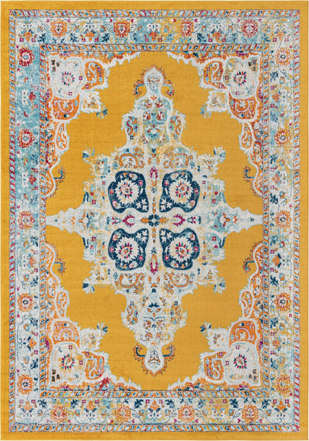 Beverly Grove Collection Area Rug -  Fairfax (Yellow)