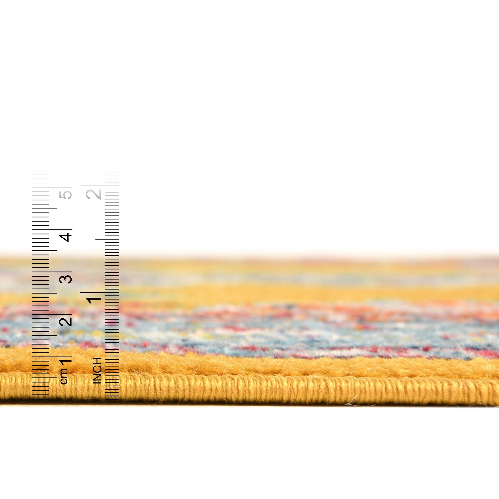 Beverly Grove Collection Area Rug -  Fairfax (Yellow)