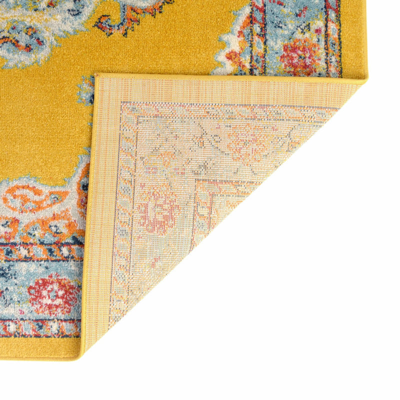 Beverly Grove Collection Area Rug -  Fairfax (Yellow) Rectangle Yellow  lifestyle 8