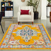 Beverly Grove Collection Area Rug -  Fairfax (Yellow) Rectangle Yellow  lifestyle 15