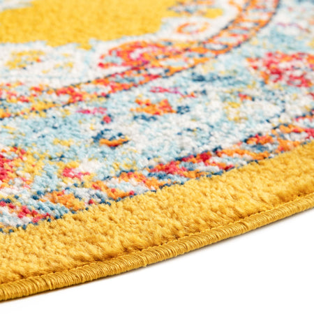 Beverly Grove Collection Area Rug -  Fairfax (Yellow)