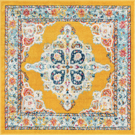 Beverly Grove Collection Area Rug -  Fairfax (Yellow)