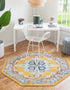 Beverly Grove Collection Area Rug -  Fairfax (Yellow)