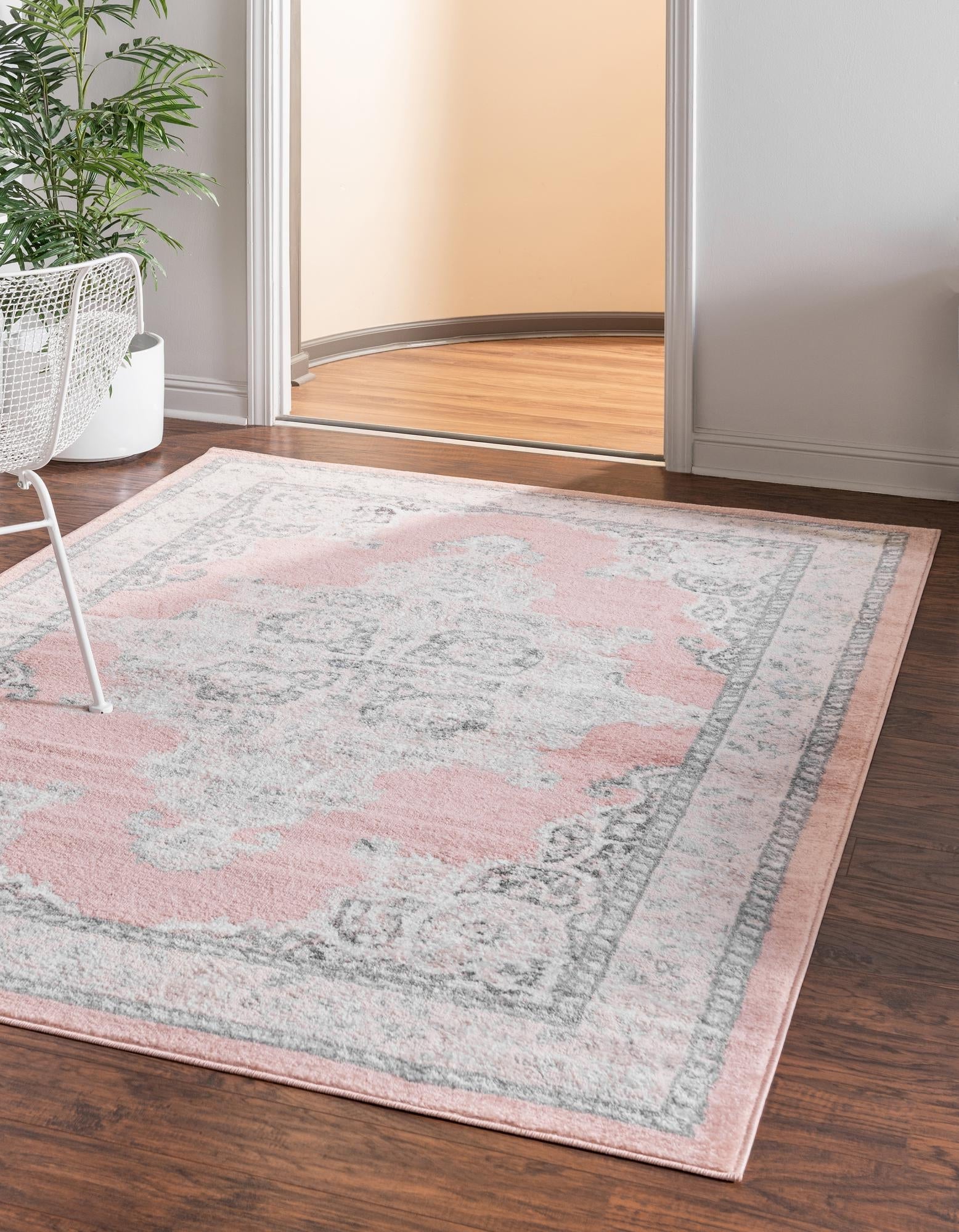 Beverly Grove Collection Area Rug -  Fairfax (Rose)