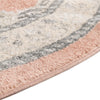 Beverly Grove Collection Area Rug -  Fairfax (Rose) Round Rose  lifestyle 34