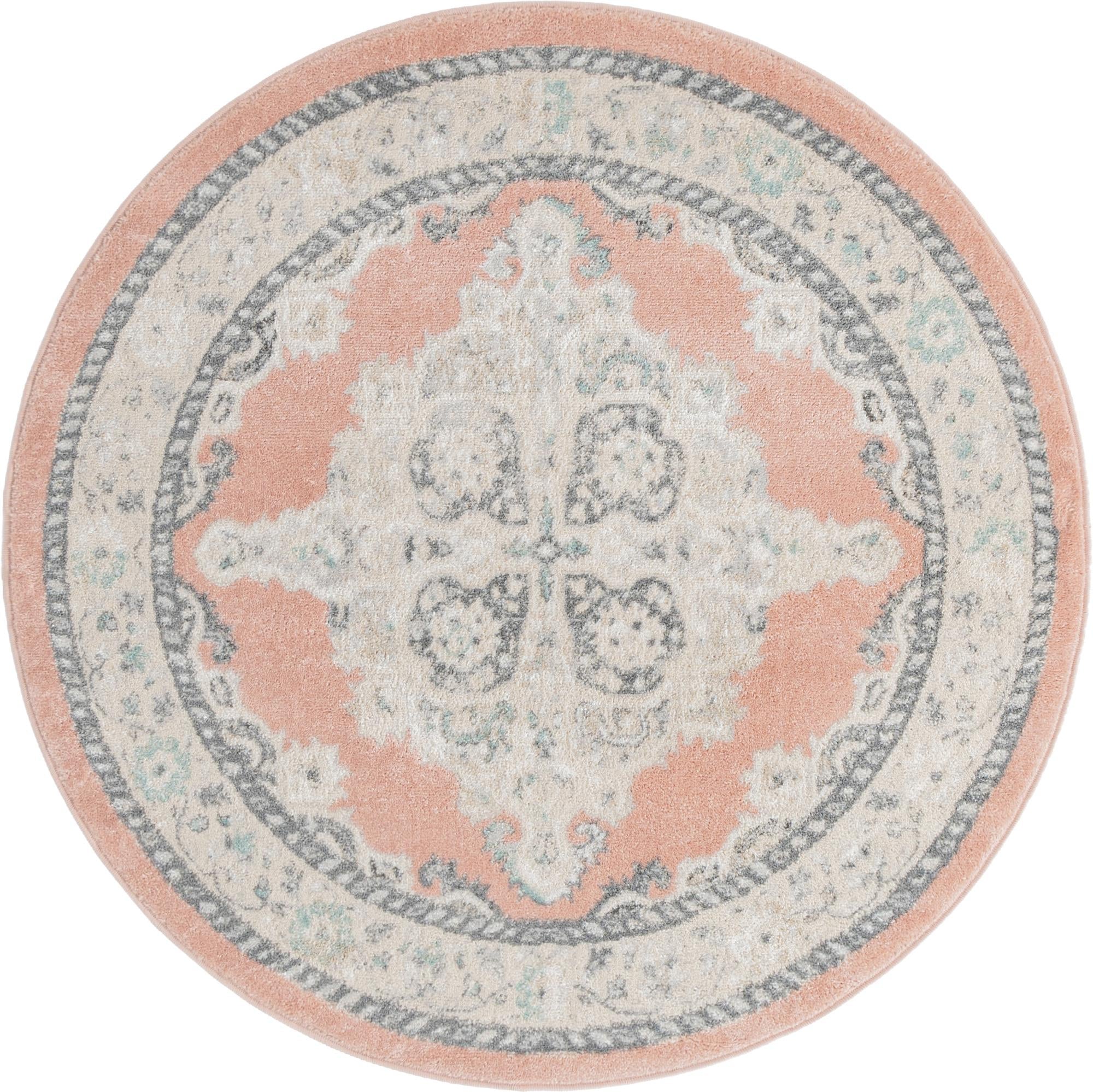 Beverly Grove Collection Area Rug -  Fairfax (Rose)