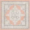 Beverly Grove Collection Area Rug -  Fairfax (Rose) Square Rose  lifestyle 10