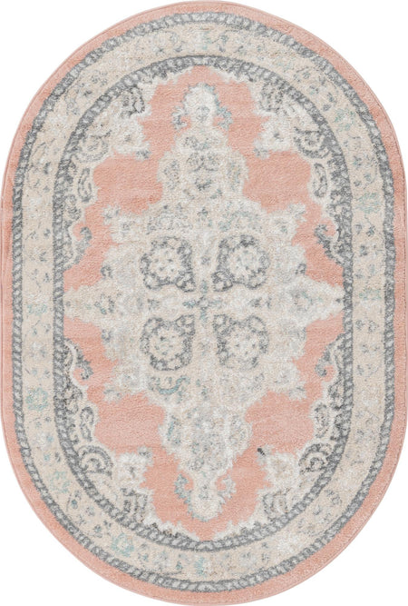 Beverly Grove Collection Area Rug -  Fairfax (Rose)