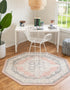 Beverly Grove Collection Area Rug -  Fairfax (Rose)