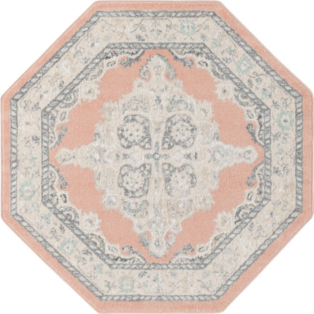 Beverly Grove Collection Area Rug -  Fairfax (Rose)