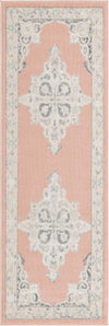 Beverly Grove Collection Area Rug -  Fairfax (Rose) Runner Rose  lifestyle 13