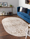 Andes Summit Collection Area Rug -  Merida Oval Dark Beige  lifestyle 19