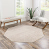 Andes Summit Collection Area Rug -  Lanín Octagon Beige  lifestyle 90