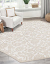 Andes Summit Collection Area Rug -  Chimborazo Octagon Snow White  lifestyle 20