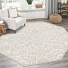 Andes Summit Collection Area Rug -  Chimborazo Octagon Snow White  lifestyle 74