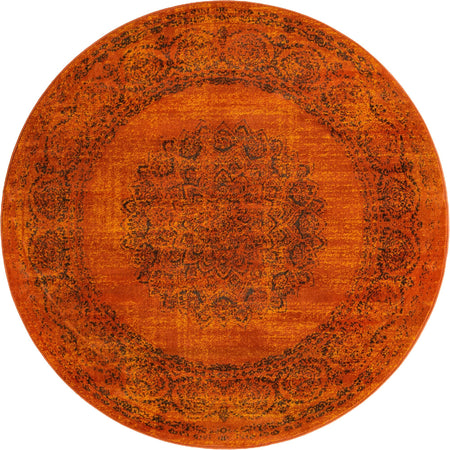 Ankara Elegance Collection Area Rug -  Mardin (Terracotta)